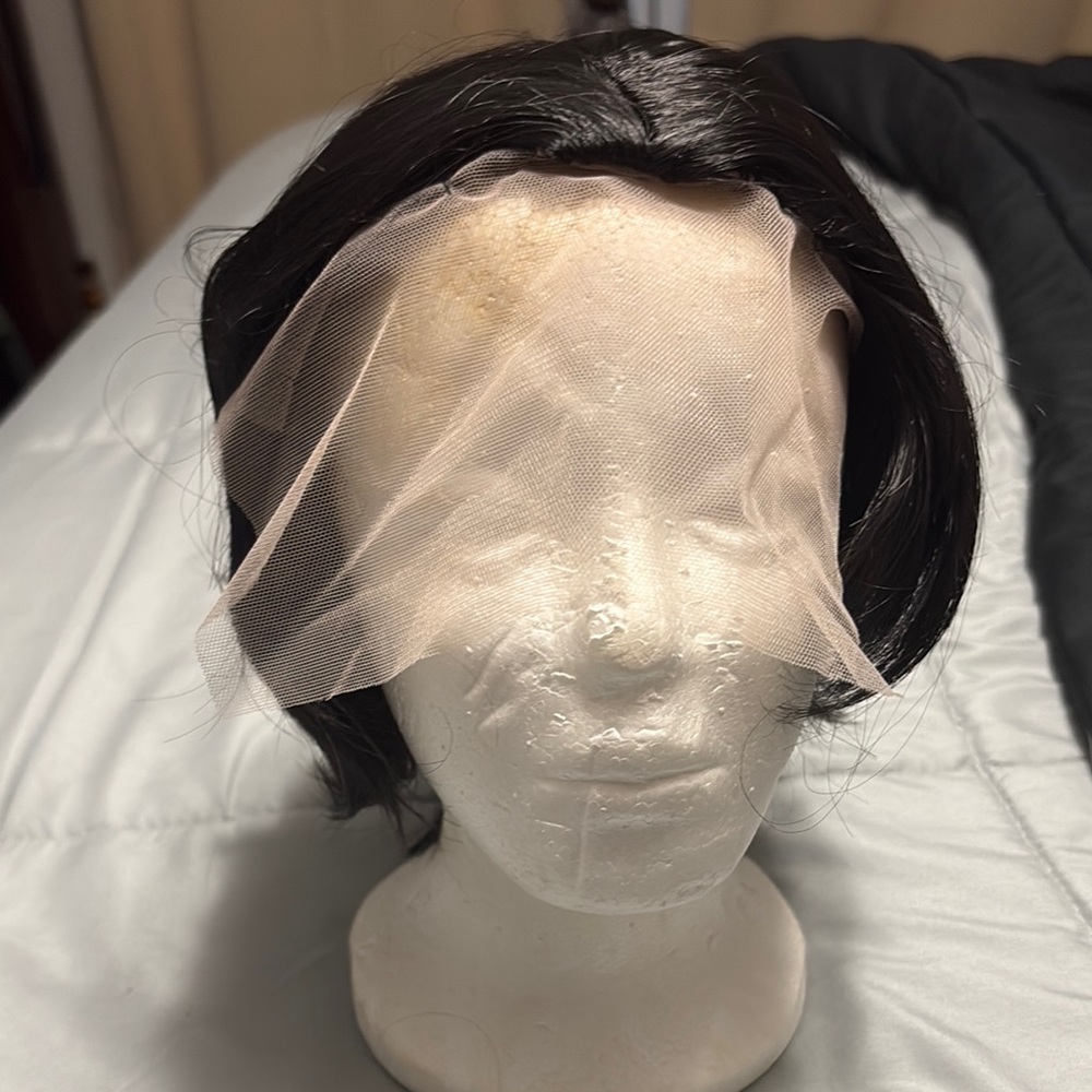 Elegant Black Lace Front Wig